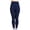 Blue, variant on WIZUTIZ Yoga Pants Women Plus Size Relaxed Fitted Yoga Pants Elastic Stretch High Waist 7/8 Length Sweatpants Solid Sweatpants for Lady Sports Work Black
