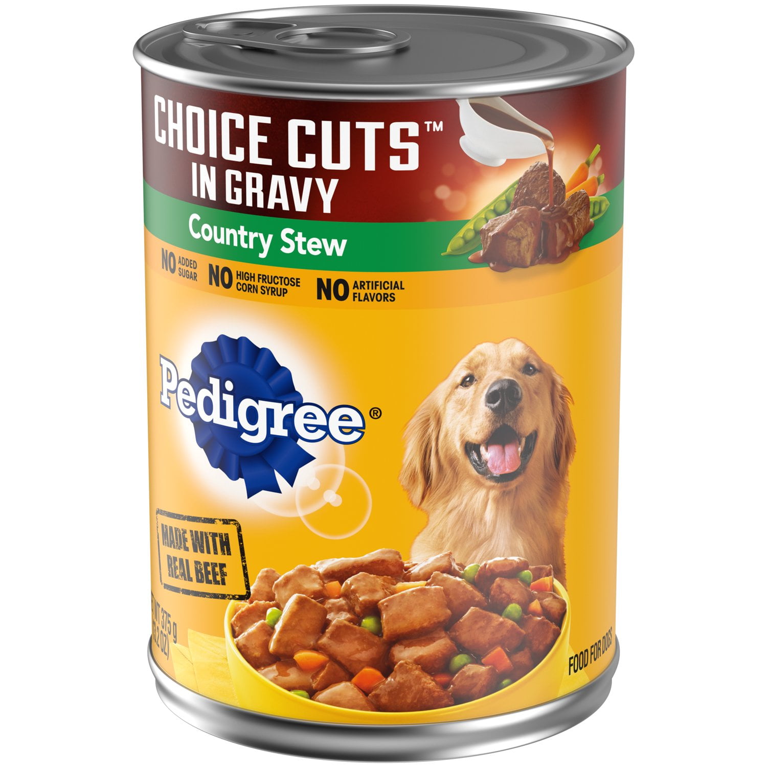 PEDIGREE Cuts in Gravy Country Stew Flavor Wt Dog Food for Adult Dogs, 13.2 Oz Cans, 12-Pack