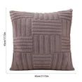 thumbnail image 3 of VALSEEL Throw Pillow Covers Furry Pillow Set Shu Cotton Velvet Living Room Sofa Cushion Office Backrest Lumbar Pillow Cushion, 3 of 6