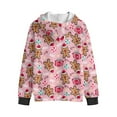thumbnail image 2 of Xoenoiee Christmas Cookies Candy Star Print Hoodies for Boys Boys Kids Full Zip Sweatshirts with Hooded Pullover Sweater Athletic Loose Outfits Casual Jacket Tunic Tops with Pocket, 11-13 Years, 2 of 7