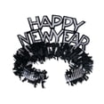 thumbnail image 2 of Beistle Club Pack of 50 Black and Silver Regal "Happy New Years" Legacy Party Favor Tiaras, 2 of 2