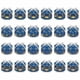 thumbnail image 4 of 24 Pieces Gable Box and Gift Wrap Ribbon Party Treat Boxes 6.88x5x3.5 inchesBlue ribbon, 4 of 5