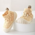 thumbnail image 2 of Miluxas Toddler Sock Shoes Baby Walking Shoes Infant Slippers Boys & Girls Soft Soled Non-Slip Sneakers Yellow 24-30Months, 2 of 4