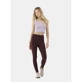 thumbnail image 3 of No Boundaries Faux Sueded Ankle Leggings, 27.5”Inseam, 1 or 2-Pack, Women's & Women's Plus Sizes XXS-4X, 3 of 4
