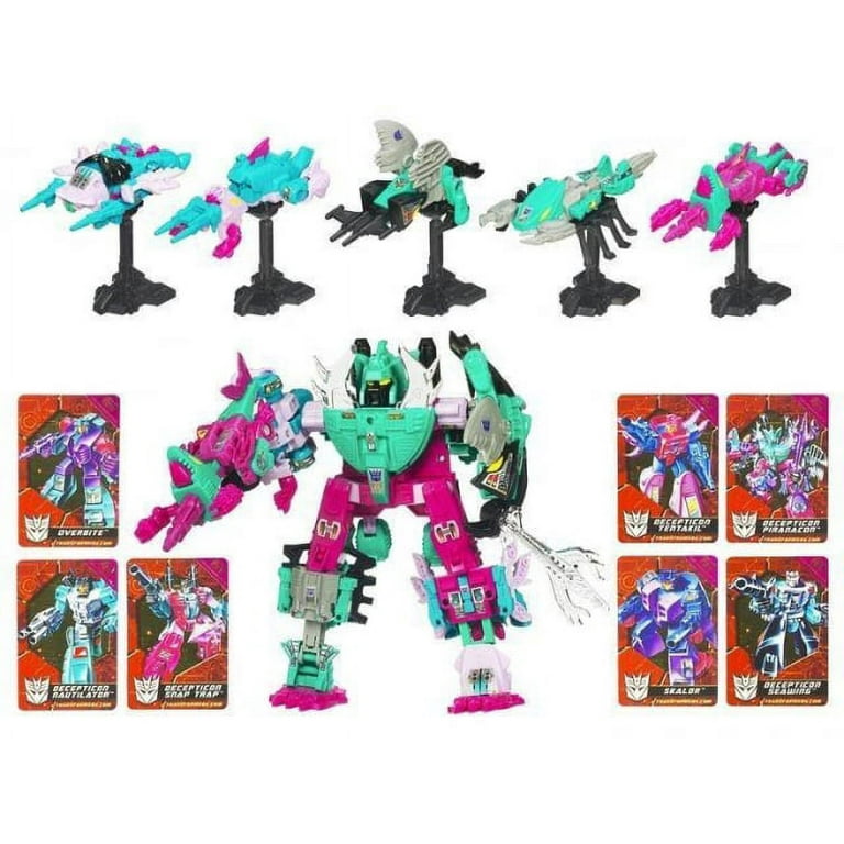 Transformers Commemorative Seacons Decepticon Piranacon Action