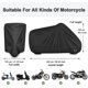 thumbnail image 2 of RV Funda protectora para moto impermeable, resistente al frío y a las inclemencias del tiempo Negro Protege del polvo, 2 of 5