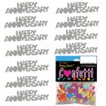 thumbnail image 3 of Confetti Word HAPPY ANNIVERSARY Silver - Pouch (1/2 oz) - CCP7861, 3 of 8