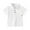 White, variant on Akiihool Boy Polo Boys Short Sleeve Polo Shirt School Uniform Shirts for Kids (Grey,4-5 Years)