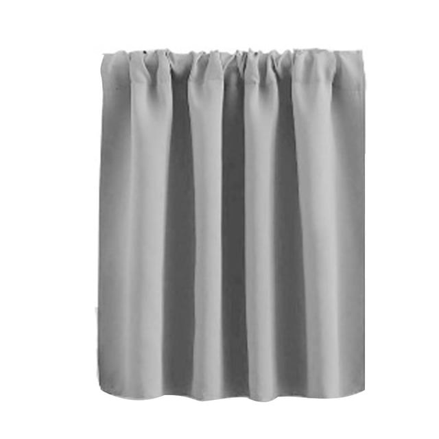 Matsuzay Accesorio de cortina corta para ventana de hogar, media cortina, sala de estar, dormitorio Sombras de ventana Gris