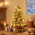 thumbnail image 2 of Costway 5 FT Artificial Christmas Tree with 602 Branch Tips, 190 Warm White LED Lights, 2 of 10