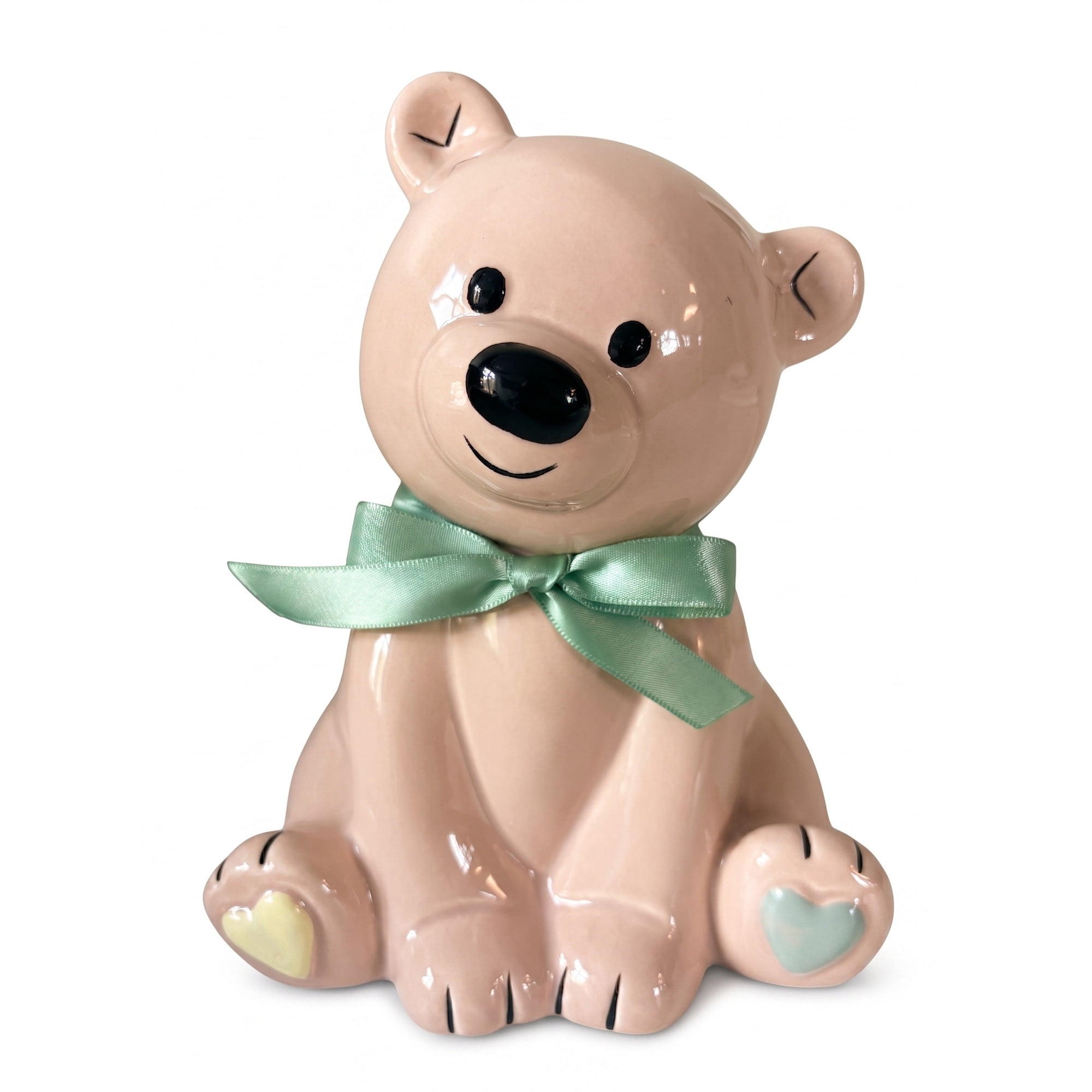 Ceramic Teddy Bear Coin Bank, by Way To Celebrate
