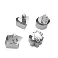 thumbnail image 3 of Bearachild Anillos de postre de cocina de acero inoxidable Anillo de horneado de molde de pastel de forma linda de alta para cocinar Cocina para Utensilios de cocina No.2 Bearachild HA027395-02, 3 of 6