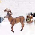thumbnail image 3 of High Simulation Plastic Animal Brown Deer Model with White Tail Kid Toy for Education, 3 of 4