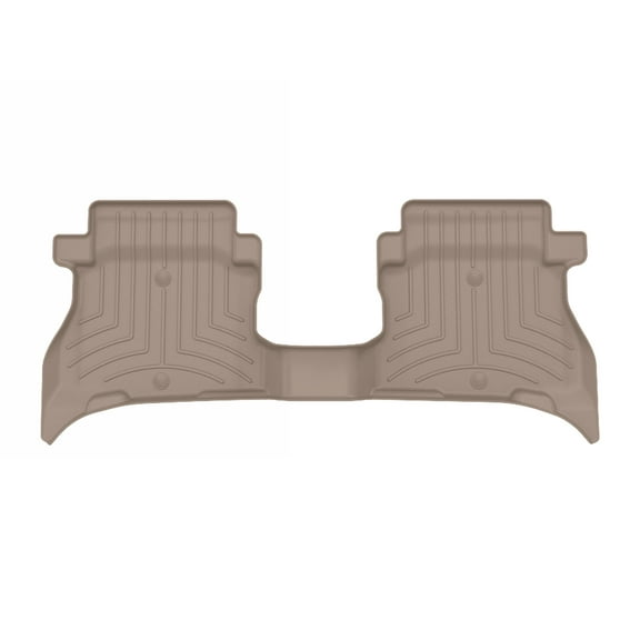 WeatherTech FloorLiner HP Custom Fit Floor Mats compatible with 2021-2025 Jeep Wrangler 4xe - 2nd Row, Tan