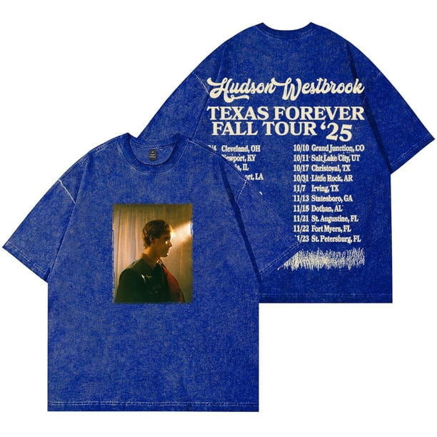 Hudson Westbrook Texas Forever Wash Camisetas Camiseta de manga corta de algodón unisex