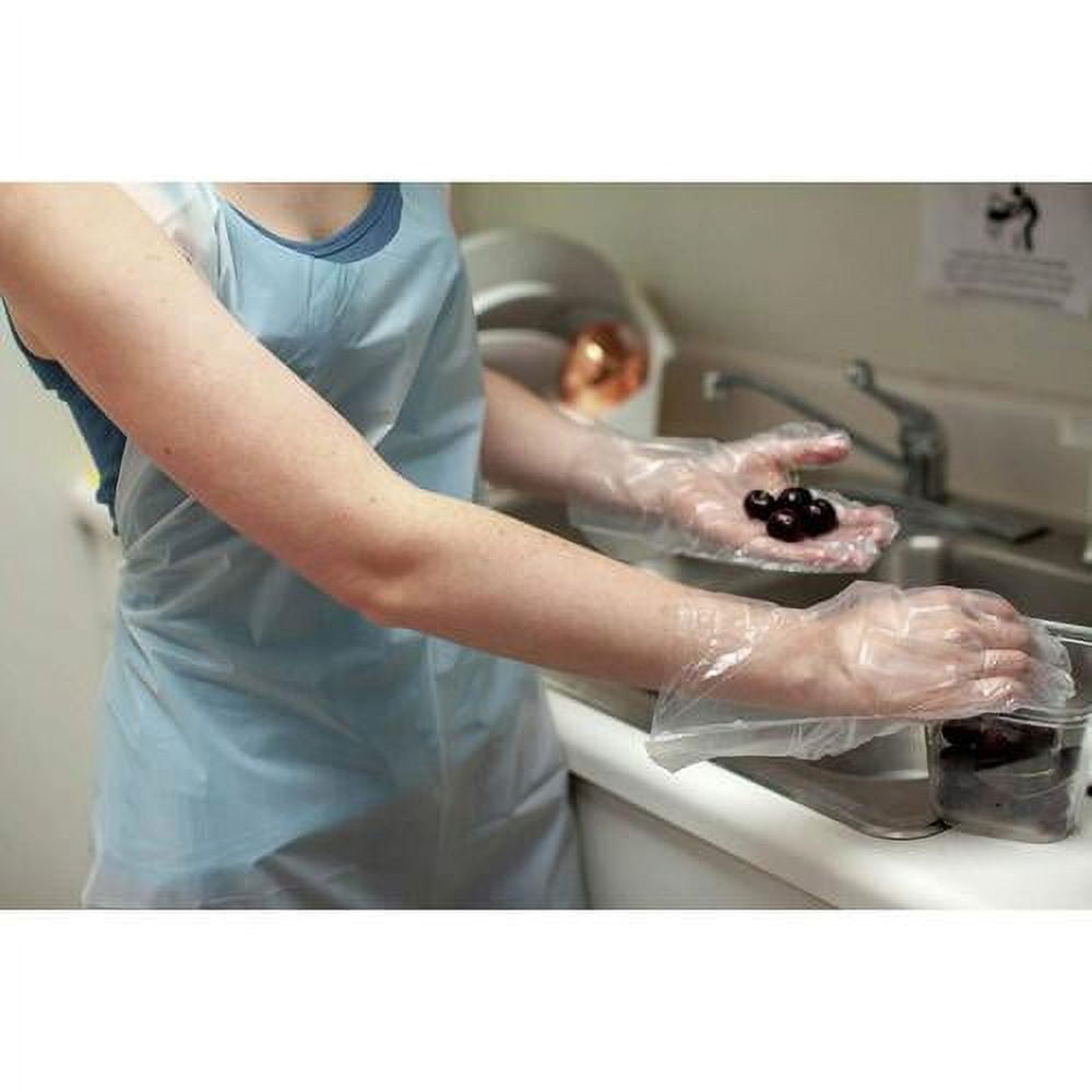 Mercer Culinary M33425L Food Processing Gloves, Nitrile Coated Palm, Large  - Win Depot