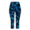 thumbnail image 6 of Jxximdong Capris Pants for Women, Leggings for Summer Casual Sports Yoga Pants Tight Cropped Pants, Blue Women's Cropped Pants, 6 of 6