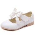 thumbnail image 5 of Children Princess Shoes Gold Pink White Girl Bow Leather Shoes Kids Sweet Dance Flats Flowers Girls Shoes Size 26-36 CSH791, 5 of 6