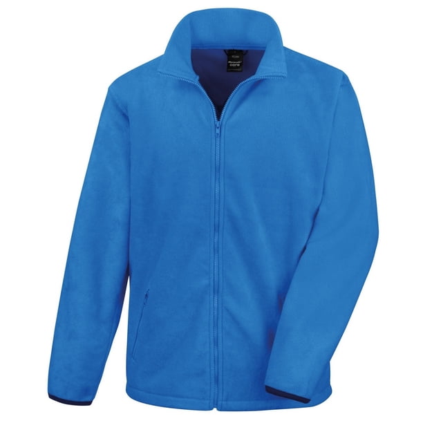 Result - Forro polar Exterior entallaje de moda Modelo Core Hombre caballero (Azul eléctrico)