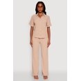 thumbnail image 2 of Women's Seersucker High Waisted Pull On Pants, 2 of 4