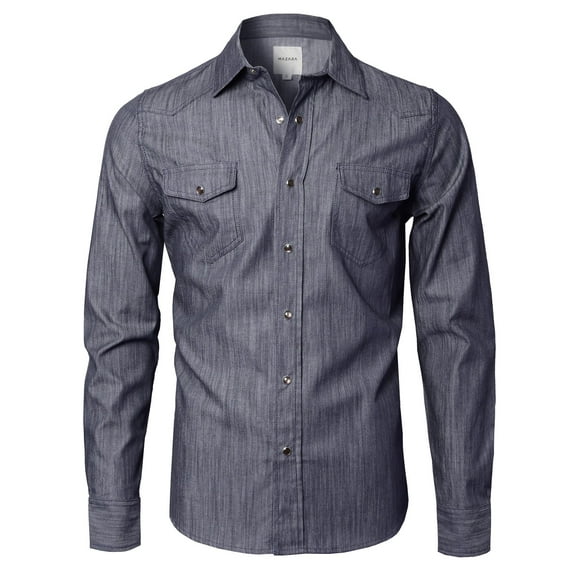 Men's Denim Work Shirts