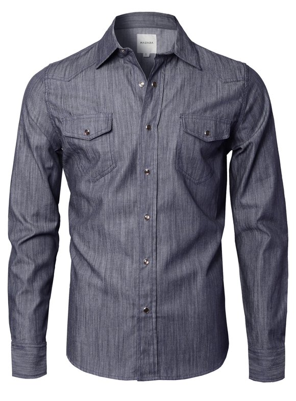 Men's Denim Work Shirts