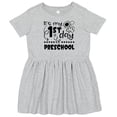thumbnail image 3 of Inktastic It's My 1st Day of Preschool Clouds and Sunshine Girls Toddler Dress, 3 of 5