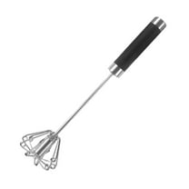Stainless Steel Semi-Automatic Hand Whisk | 11 Inch Manual Mixer & Beater | No Electricity Needed | Easy Clean | Rust Resistant | Mixing Whisk for Eggs, Sauces, Batter | 1 Pack