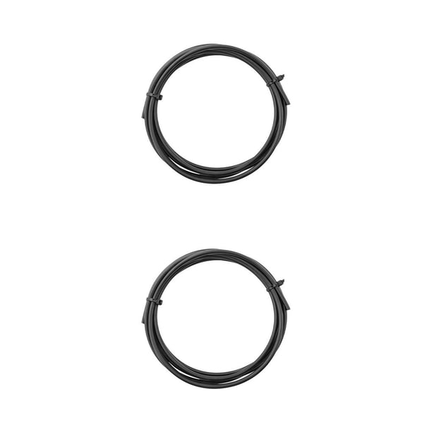 Eigraketly Manguera de freno de bicicleta de carretera, Cable de bicicleta resistente a la temperatura, repuesto de tubo de aceite, tubería de reparación, Negro 1m 2piezas Eigraketly CBP374918