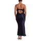thumbnail image 2 of VISgogo Vestido sin mangas sin espalda para mujer, de una sola pieza elegante sin tirantes de color sólido, vestido de banquete de boda para cóctel VISgogo moda, 2 of 9