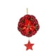 thumbnail image 1 of Corona Navideña Redonda con Colgante | Decoración Festiva para Puertas y Paredes | Materiales de Plástico, Tela, Espuma y Cartón para Decoraciones Navideñas de Interior, 1 of 5