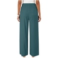 thumbnail image 5 of Women Capri Pants 2026 Summer Linen Cotton Cropped Trouser with Pockets Beach Casual Cruise Fashion Lounge Capris, 5 of 7