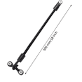thumbnail image 4 of Mosiee 4 Set 18 Inch Fishing Rod Straps For Boat Deck Fishing Rod Tie Down For Kayak, 4 of 7