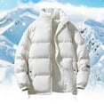 thumbnail image 2 of Male Winter Loose Double Stand Up Collar Casual Jacket, 2 of 3