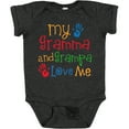 thumbnail image 3 of Inktastic Gramma and Grampa Love Me Boys or Girls Baby Bodysuit, 3 of 5