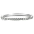 thumbnail image 3 of Caratant 14k Solid Gold Petite Full Diamond Eternity Band Ring for women, 0.32~0.36ct,Lab grown Diamond,DEF VS~VVS ,Wedding, No fading, No allergies, Non gold-plating, 3 of 9