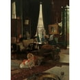 thumbnail image 2 of James Tissot 19x24 Gold Ornate Framed and Double Matted Museum Art Print Titled - Hide and Seek (circa 1877), 2 of 4