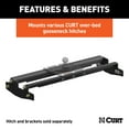 thumbnail image 3 of CURT 61301 Over-Bed Gooseneck Installation Brackets, Select Chevrolet Silverado, GMC Sierra 2500, 3500 HD, 3 of 3