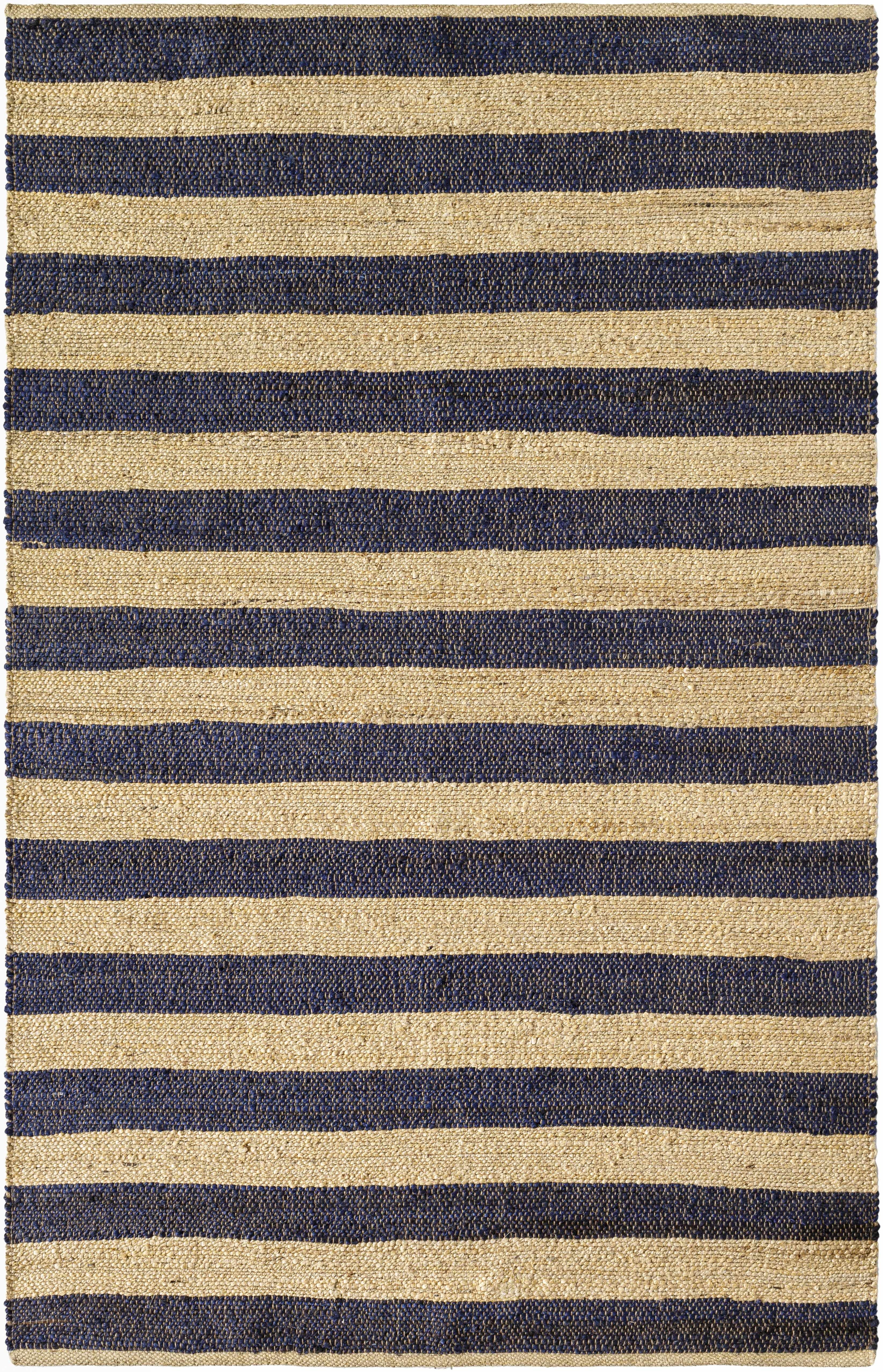 Hauteloom Ilkay Jute Living Room, Bedroom Area Rug - 6' x 9'