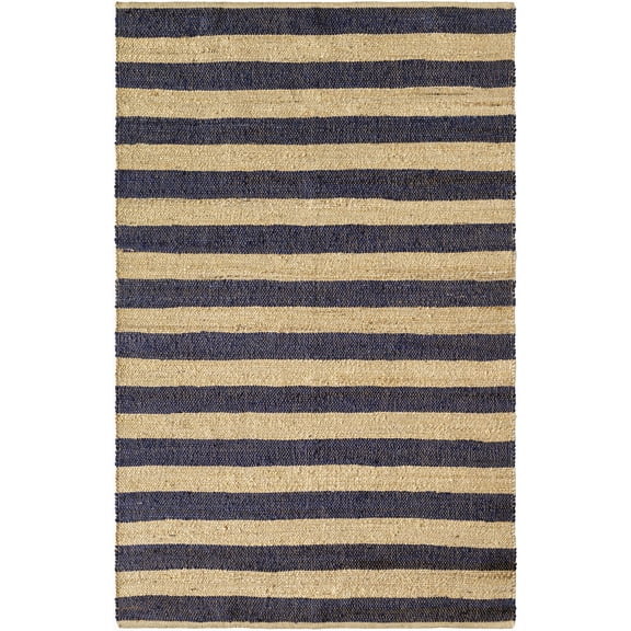 BoutiqueRugs Ilkay Farmhouse Area Rug - Black White - 27" x 45"