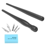 NFTIGB 8-Piece Manga Cartoon Comic Drawing Kit with 2 Pen Holders, 5 Nibs, and 1 Eraser - Premium Art Tool Set