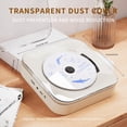 thumbnail image 4 of Reproductor de CD Yintiny CD909 con parlantes, Bluetooth, USB y decoración para el hogar, 4 of 8
