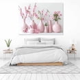 thumbnail image 3 of Mudket Pink Cherry Blossom in Vase Canvas Wall Art, Framed Floral Print, Ready to Hang Wall Decor for Living Room Bedroom Bathroom, Modern Farmhouse Flower Artwork - 12"L x 8"W, 3 of 10