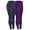 7-Purple, variant on Women's Activewear Leggings New 2PCS Yoga Pants with Pockets for Women High Waist Gym Workout Trousers for Women Tummy Suits Leggings Multicolor XL