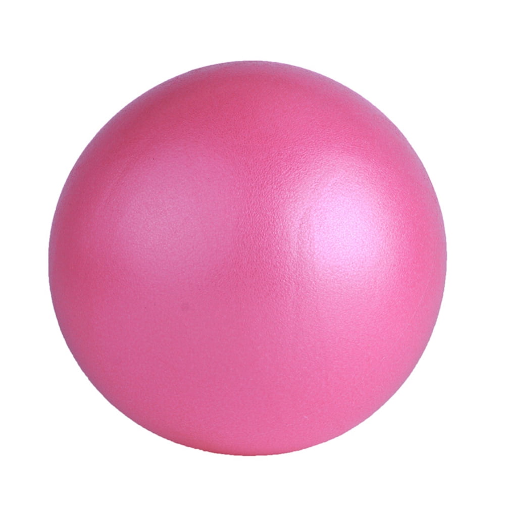 Yoga Pilates Ball Small Exercise Ball for Abdominal Workouts and Shoulder Rehabilitation Exercises Core Strengthening At-Home Ab Workouts (Pink 25cm)