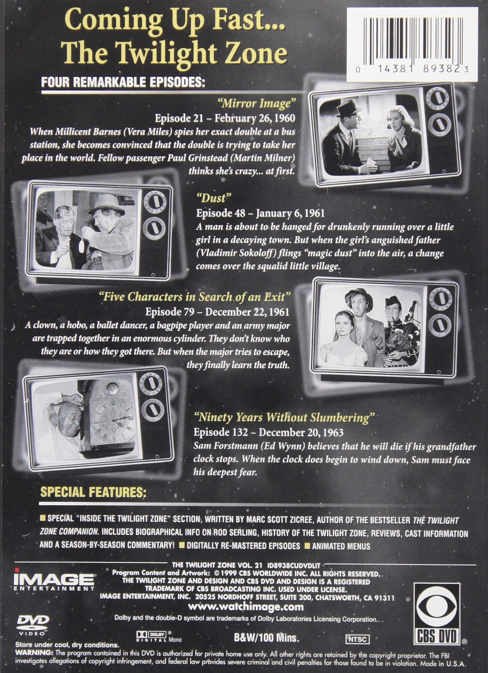 The Twilight Zone - Vol. 21 DVD NEW