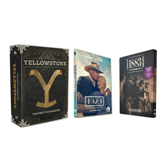 Yellowstone The Complete Series Seasons 1-5 Part 1&2   1883 1923 DVD Set
