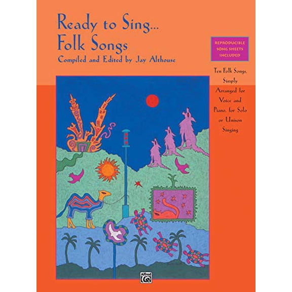 Pre-Owned Ready to Sing...Folk Songs: Ten Folk Songs, Simply Arranged for Voice and Piano, for Solo or Unison Singing Paperback
