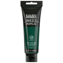 Liquitex BASICS Acrylic Color, 4 oz. Tube, Phthalocyanine Green