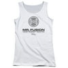 Back To The Future II Science Fiction Movie Mr. Fusion Logo Juniors Tank Top Tee